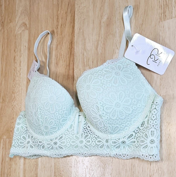 New✨️Mint Lace Push Up Bra - Picture 3 of 13